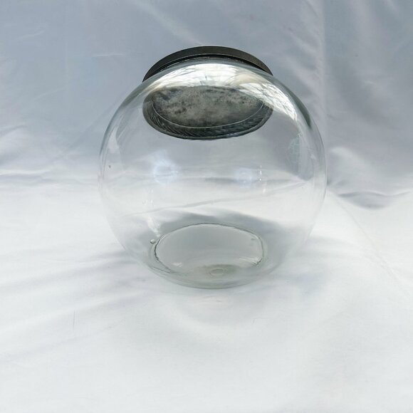 Vintage/Antique Glass Candy Jar with Lid, See Description - Picture 4 of 9